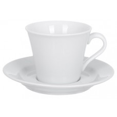 Чашка Apulum Mirt, 200 мл, для чая/кофе с блюдцем, керамика (APM 0483.05.200)