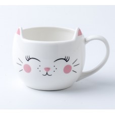 Чашка ОСЗ Limited Edition Cat's Smile, 360 мл, для чая/кофе, керамика (YXSB044-L1295A)