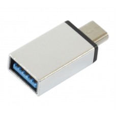 Переходник USB 3.0 <-> Type C, Silver