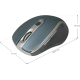 Миша бездротова Defender Safari MM-675, Blue, USB, оптична, 800-1600 dpi (52675)
