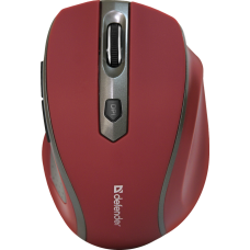 Миша бездротова Defender Safari MM-675, Red, USB, оптична, 800-1600 dpi (52676)