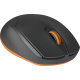 Мышь беспроводная Defender Genesis MB-865, Black/Orange, USB, оптическая, 1600 dpi (52868)