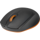 Мышь беспроводная Defender Genesis MB-865, Black/Orange, USB, оптическая, 1600 dpi (52868)