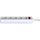Фільтр мережевий 3 м, Defender ES 3, White, 5 розеток, 10А, до 2.2 кВт, вимикач (99482)