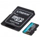 Карта памяти microSDXC, 256Gb, Kingston Canvas Go! Plus, SD адаптер (SDCG3/256GB)