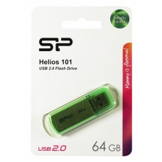 USB Flash Drive 64Gb Silicon Power Helios 101 Green (SP064GBUF2101V1N)
