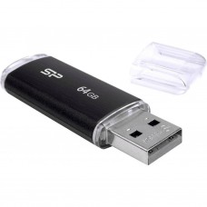USB Flash Drive 64Gb Silicon Power Ultima U02 Black (SP064GBUF2U02V1K)