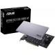 Плата-адаптер Asus Hyper M.2 V2, PCI-E 16x, для 4 x SSD M.2 (ключ M) (90MC06P0-M0EAY0)