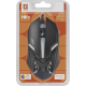 Миша Defender Hit MB-550, Black, USB, оптична, 1200 dpi, 7 кольорів підсвічування, 3 кнопки (52550)