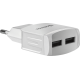 Сетевое зарядное устройство Defender UPA-22 White, 2xUSB, 2.1A/5V (83580)