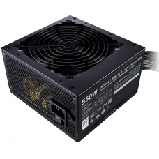 Блок питания 550W, Cooler Master MWE 550 White - V2, Black, 80+ Standard (MPE-5501-ACABW-EU)