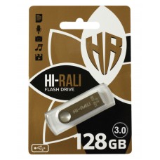 USB Flash Drive 128Gb Hi-Rali Shuttle series Silver (HI-128GB3SHSL)