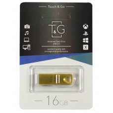 USB Flash Drive 16Gb T&G 117 Metal series Gold (TG117GD-16G)