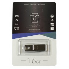 USB Flash Drive 16Gb T&G 117 Metal series Black (TG117BK-16G)