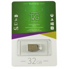 USB Flash Drive 32Gb T&G 110 Metal series Silver (TG110-32G)