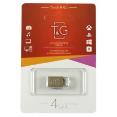 USB Flash Drive 4Gb T&G 110 Metal series Silver (TG110-4G)