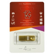 USB Flash Drive 4Gb T&G 117 Metal series Gold (TG117GD-4G)