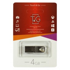 USB Flash Drive 4Gb T&G 117 Metal series Silver (TG117SL-4G)