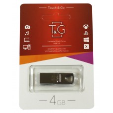 USB Flash Drive 4Gb T&G 117 Metal series Black (TG117BK-4G)
