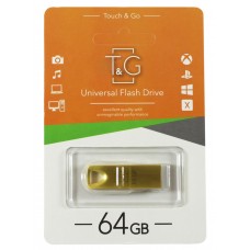 USB Flash Drive 64Gb T&G 117 Metal series Gold (TG117GD-64G)