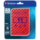 Зовнішній жорсткий диск 1Tb Verbatim Store'n'Go, Red, 2.5
