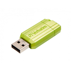USB Flash Drive 32Gb Verbatim PinStripe, Green (49958)