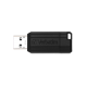 USB Flash Drive 16Gb Verbatim PinStripe, Black (49063)