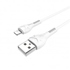 Кабель USB <-> Lightning, Hoco Cool, 2.1A, 1.2м, X37, White