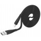Кабель USB <-> Lightning, Hoco Soft, 2.1A, 1м, X42, Black