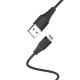 Кабель USB <-> microUSB, Hoco Excellent, Black, 1 м (X32)