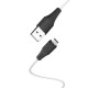 Кабель USB <-> microUSB, Hoco Excellent, White, 1 м (X32)