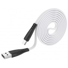 Кабель USB <-> USB Type-C, Hoco Soft Silicone, White, 1 м (X42)