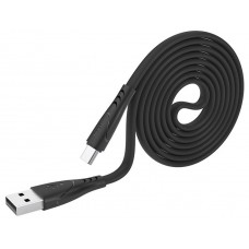 Кабель USB <-> USB Type-C, Hoco Soft Silicone, Black, 1 м (X42)
