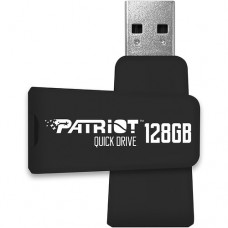 USB 3.1 Flash Drive 128Gb Patriot Quickdrive Swivel, Black (PSF128GQDBK3USB)