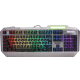 Клавиатура Defender Stainless Steel GK-150DL, Silver/Black, USB, RGB-подсветка (45150)
