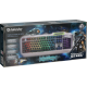 Клавиатура Defender Stainless Steel GK-150DL, Silver/Black, USB, RGB-подсветка (45150)