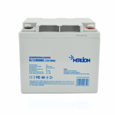Батарея для ИБП 12В 40Aч Merlion, GL12400M6 White, ШхДхВ 198x165x170 (GL12400M6 GEL)