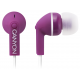 Навушники Canyon CNS-CEP01P, Purple, 3.5 мм, 32 Ом, 93 dB, 1.2 м, покриття 