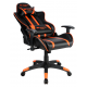 Ігрове крісло Canyon Fobos GС-3, Black/Orange, еко-шкіра, обертання на 360° (CND-SGCH3)