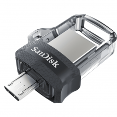 USB 3.0 / microUSB Flash Drive 256Gb SanDisk Ultra Dual Drive m3.0, Gray (SDDD3-256G-G46)