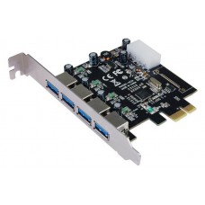 Контролер PCI-Express X1 - STLab U-1270 PCIe to USB 3.0, 4 port (U-1270)