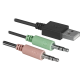 Колонки 2.0 Defender SPK-190, Black, 8 Вт, 3.5 мм, питание от USB (65190)