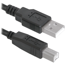 Кабель USB - USB BM 1.8 м Defender Black (83763)