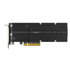 Додаткова плата Synology M2D20, PCI-E 8x, 2xM.2 SSD NVMe (Key M, формат 22110/2280)