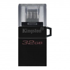 USB 3.2 / microUSB Flash Drive 32Gb Kingston DataTraveler microDuo 3.0 G2, Black (DTDUO3G2/32GB)