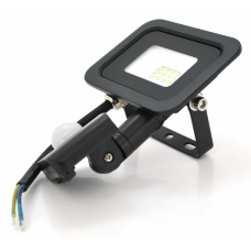 Прожектор LED, Ritar, 10W, 6500K, 220V, 1000Lm, Black, IP65, Sensor, (RT-FLOOD/MS10A)