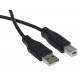 Кабель USB - USB BM 3 м 2E Black (2E-W-3169M3)