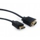Адаптер DisplayPort (M) - VGA (M), Cablexpert, Black, 5 м (CCP-DPM-VGAM-5M)