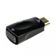 Адаптер HDMI (M) - VGA (F), Cablexpert, Black, аудіокабель (AB-HDMI-VGA-02)