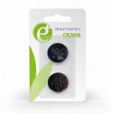 Батарейка CR2016, литиевая, EnerGenie, 2 шт, Blister (EG-BA-CR2016-01)